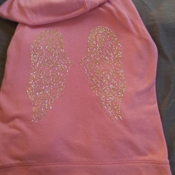 M vs pink angel wing full zip - Picture 1 of 3